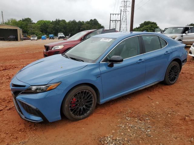 4T1T11AK5PU184902 - 2023 TOYOTA CAMRY SE NIGHT SHADE BLUE photo 1