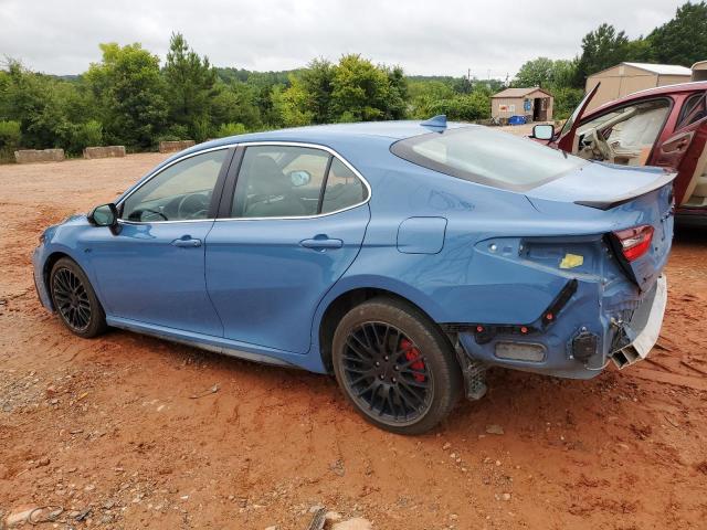 4T1T11AK5PU184902 - 2023 TOYOTA CAMRY SE NIGHT SHADE BLUE photo 2