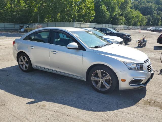 1G1PE5SB5F7261421 - 2015 CHEVROLET CRUZE LT SILVER photo 4