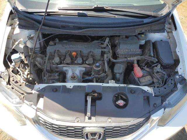 19XFB2F99EE204235 - 2014 HONDA CIVIC EXL თეთრი ფოტო 11