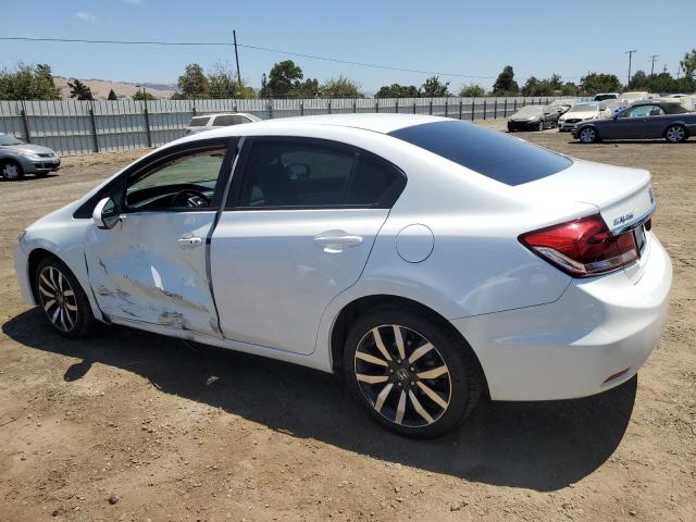 19XFB2F99EE204235 - 2014 HONDA CIVIC EXL თეთრი ფოტო 2