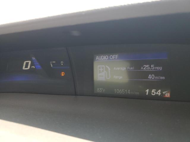 19XFB2F99EE204235 - 2014 HONDA CIVIC EXL თეთრი ფოტო 9