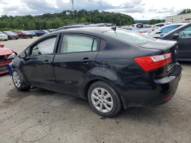 KNADM4A3XE6420226 - 2014 KIA RIO LX BLACK photo 2