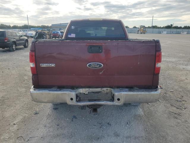 1FTRX14W44NC40538 - 2004 FORD F150 BURGUNDY photo 6