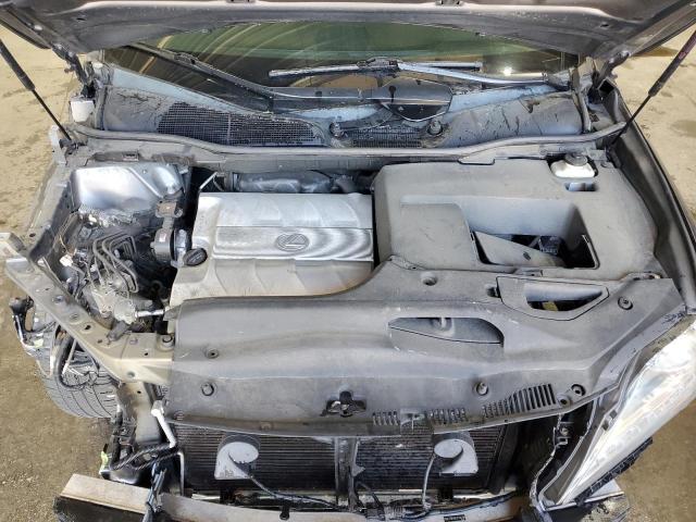 2T2BK1BA3FC293188 - 2015 LEXUS RX 350 BASE GRAY photo 12