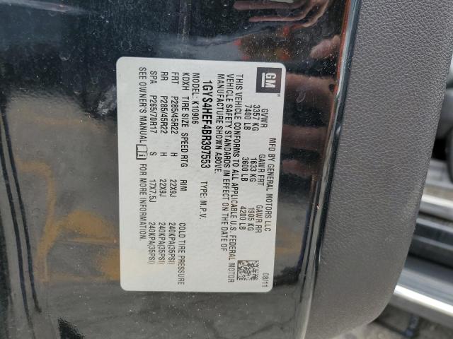 1GYS4HEF4BR397553 - 2011 CADILLAC ESCALADE ESV LUXURY BLACK photo 13