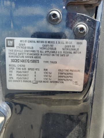 3GCEC14X67G158973 - 2007 CHEVROLET SILVERADO C1500 CLASSIC Mavi foto 12