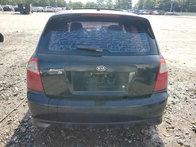 KNAFE161455128539 - 2005 KIA SPECTRA5 BLACK photo 6