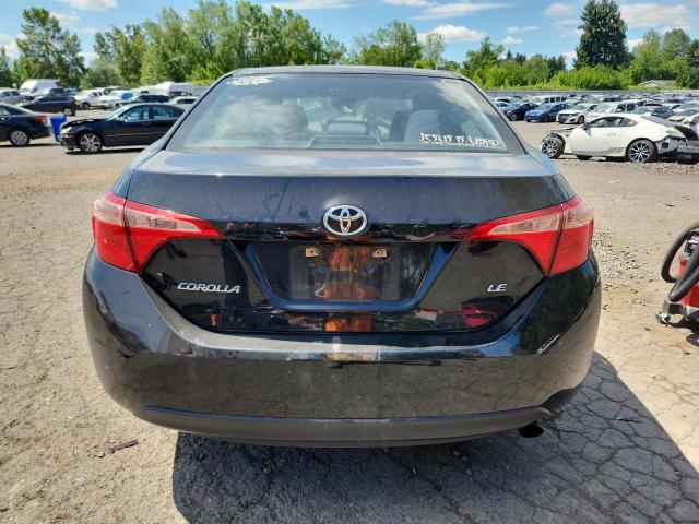 2T1BURHE6KC233861 - 2019 TOYOTA COROLLA L BLACK photo 6