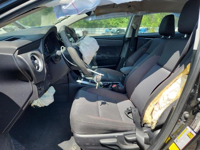 2T1BURHE6KC233861 - 2019 TOYOTA COROLLA L BLACK photo 7