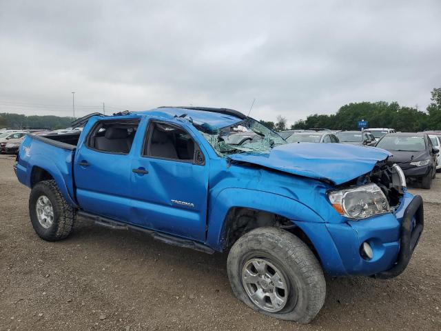 5TELU42N68Z471017 - 2008 TOYOTA TACOMA DOUBLE CAB BLUE photo 4