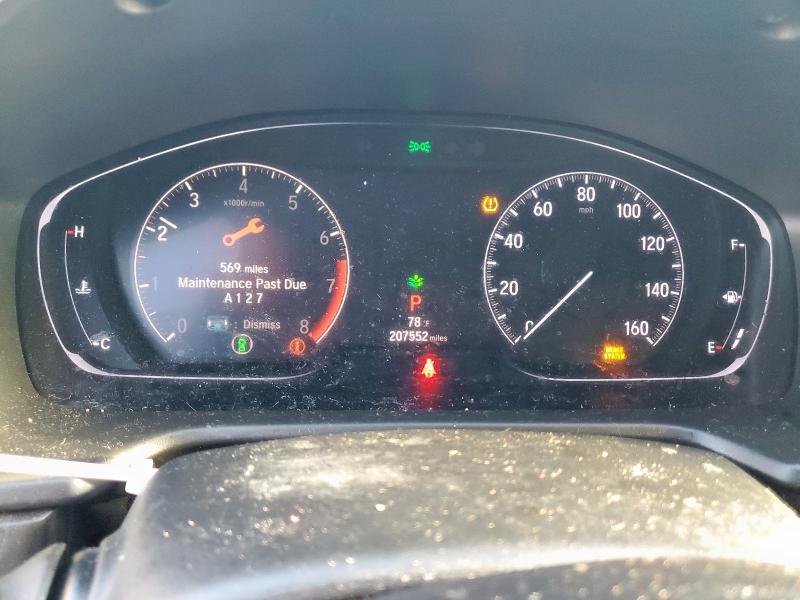 1HGCV1F53JA231883 - 2018 HONDA ACCORD EXL 灰色 照片 9