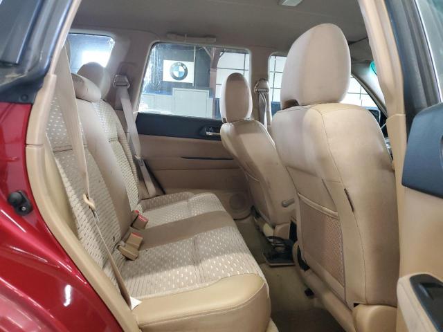 JF1SG65675H751552 - 2005 SUBARU FORESTER 2.5XS Красный фото 10