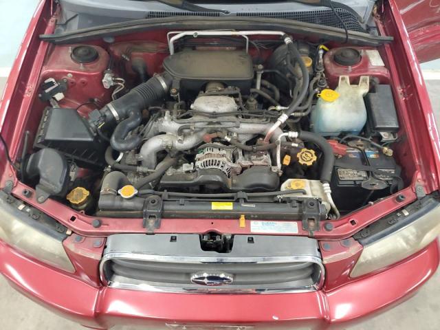 JF1SG65675H751552 - 2005 SUBARU FORESTER 2.5XS Красный фото 11