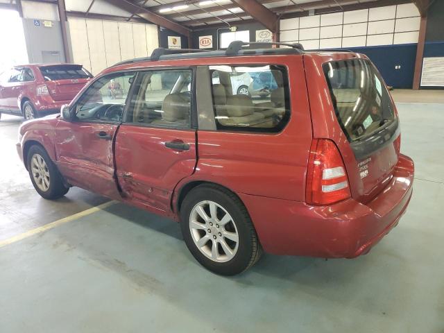 JF1SG65675H751552 - 2005 SUBARU FORESTER 2.5XS Красный фото 2
