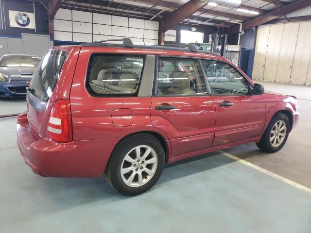 JF1SG65675H751552 - 2005 SUBARU FORESTER 2.5XS Красный фото 3