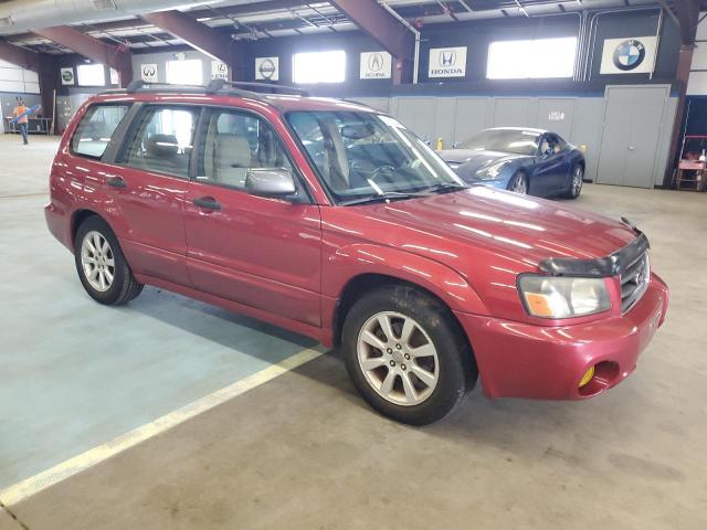 JF1SG65675H751552 - 2005 SUBARU FORESTER 2.5XS Красный фото 4