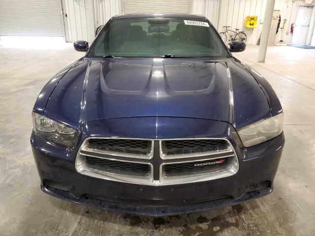 2C3CDXBG6EH137732 - 2014 DODGE CHARGER SE BLUE photo 5