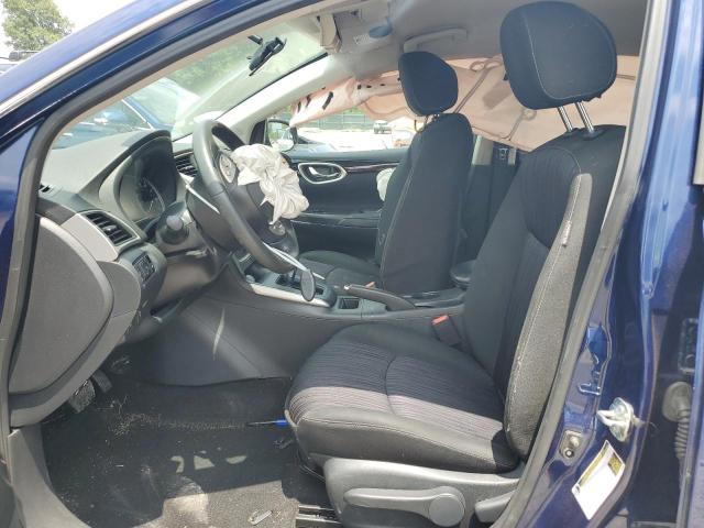 3N1AB7AP5KY362078 - 2019 NISSAN SENTRA S BLUE photo 7