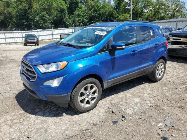 MAJ6P1UL3JC162839 - 2018 FORD ECOSPORT SE BLUE photo 1