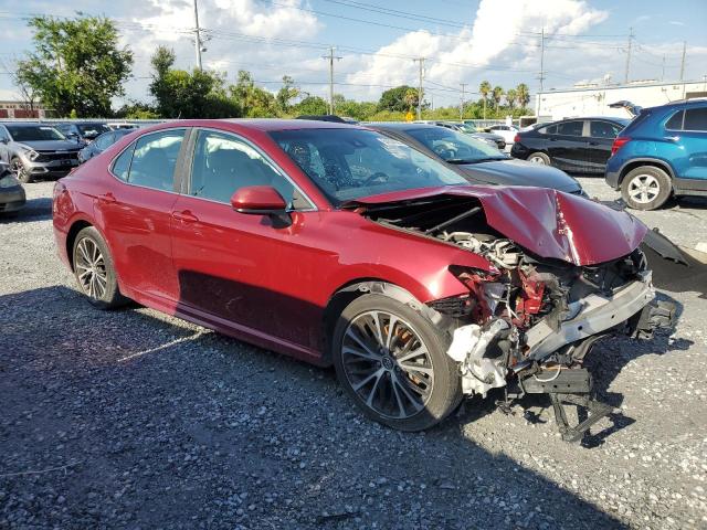 4T1B11HK7JU612512 - 2018 TOYOTA CAMRY L RED photo 4
