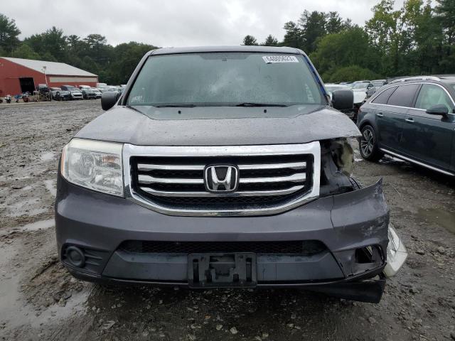 5FNYF4H28FB023759 - 2015 HONDA PILOT LX GRAY photo 5