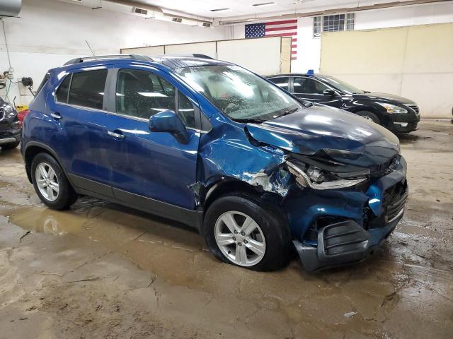 3GNCJPSB8KL192587 - 2019 CHEVROLET TRAX 1LT BLUE photo 4