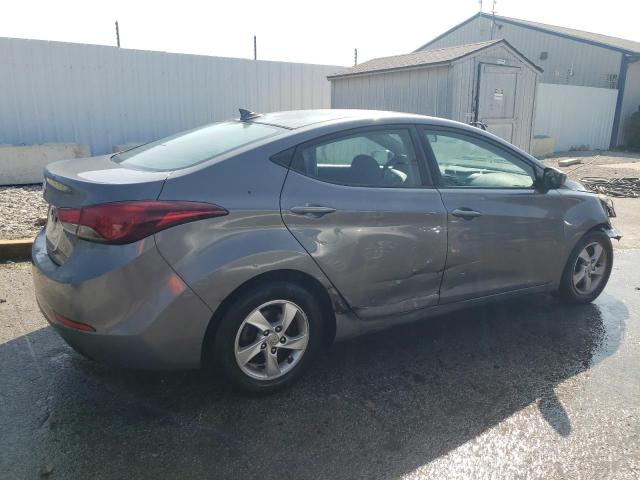 5NPDH4AEXEH494650 - 2014 HYUNDAI ELANTRA SE GRAY photo 3