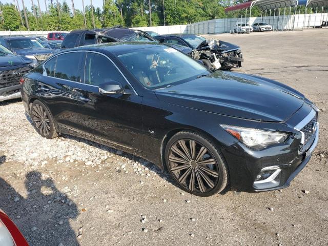 JN1EV7AP3JM350800 - 2018 INFINITI Q50 LUXE BLACK photo 4