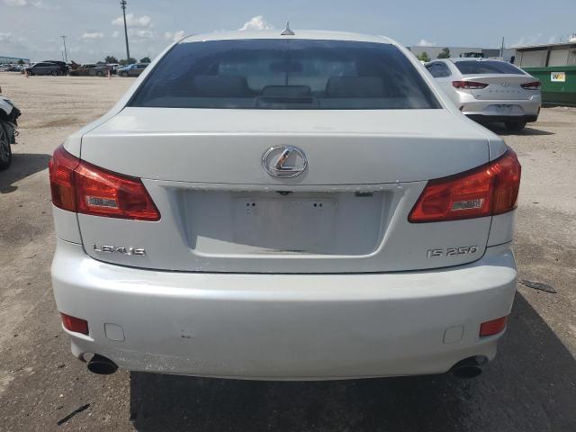 JTHBK262972029842 - 2007 LEXUS IS 250 WHITE photo 6