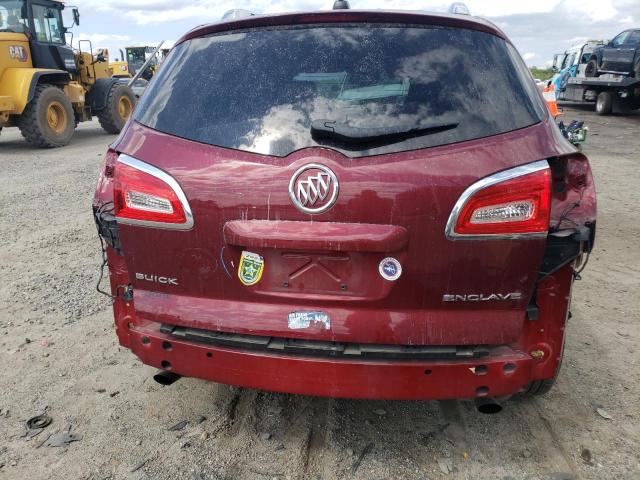 5GAKRCKD6GJ250137 - 2016 BUICK ENCLAVE RED photo 6