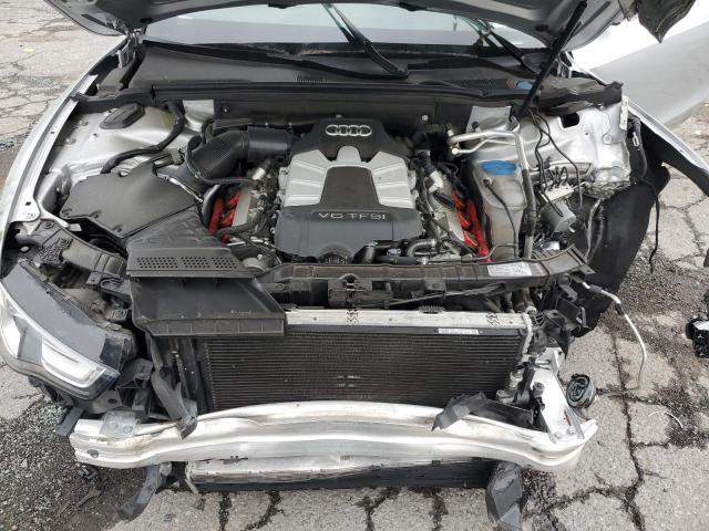 WAUCGAFH6EN003424 - 2014 AUDI S5 PREMIUM PLUS SILVER photo 11