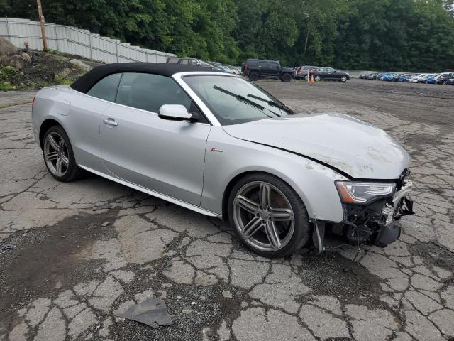 WAUCGAFH6EN003424 - 2014 AUDI S5 PREMIUM PLUS SILVER photo 4