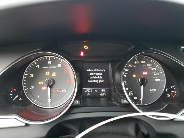 WAUCGAFH6EN003424 - 2014 AUDI S5 PREMIUM PLUS SILVER photo 9