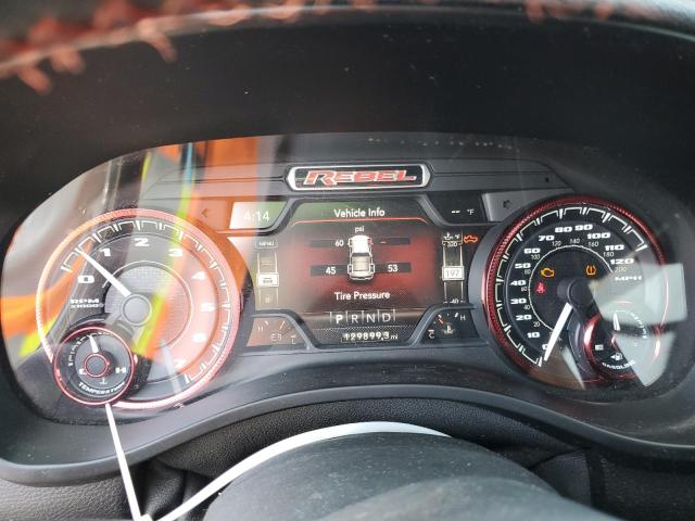 1C6SRFLT6KN703557 - 2019 RAM 1500 REBEL WHITE photo 9