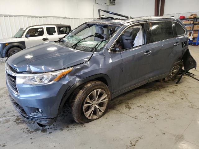 5TDJKRFH1ES034310 - 2014 TOYOTA HIGHLANDER XLE Mavi foto 1
