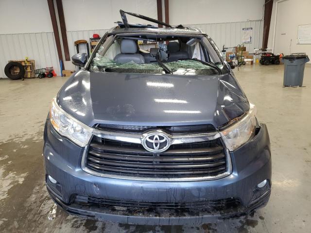 5TDJKRFH1ES034310 - 2014 TOYOTA HIGHLANDER XLE Mavi foto 5
