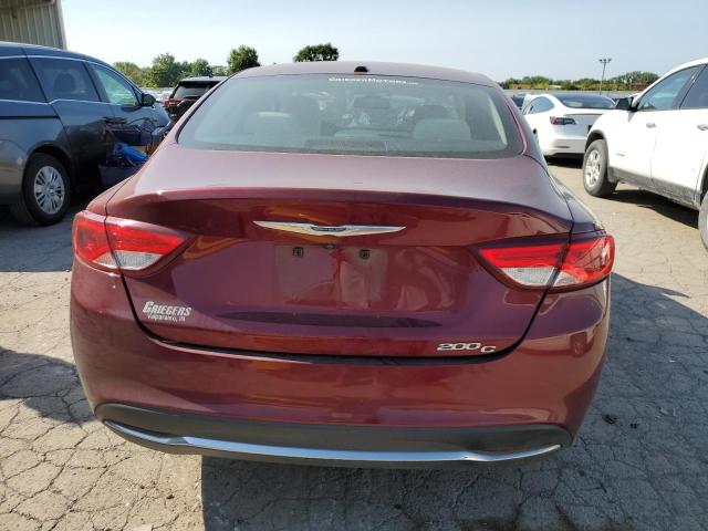 1C3CCCCB4FN564978 - 2015 CHRYSLER 200 C BURGUNDY photo 6