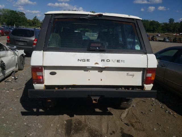 SALHV1241NA619453 - 1992 LAND ROVER RANGE ROVE WHITE photo 6