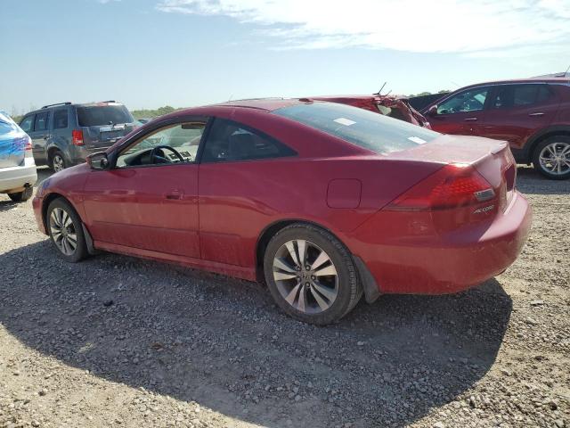 1HGCM72626A008553 - 2006 HONDA ACCORD EX RED photo 2