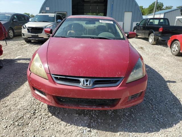 1HGCM72626A008553 - 2006 HONDA ACCORD EX RED photo 5