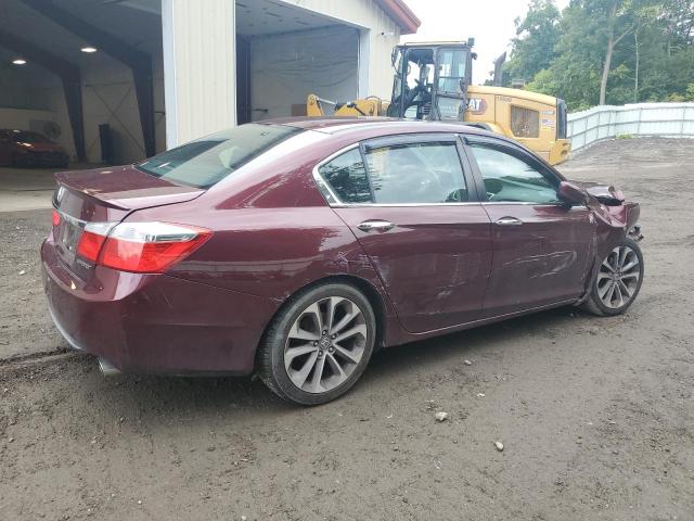 1HGCR2F57FA070925 - 2015 HONDA ACCORD SPORT BURGUNDY photo 3