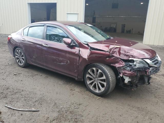 1HGCR2F57FA070925 - 2015 HONDA ACCORD SPORT BURGUNDY photo 4
