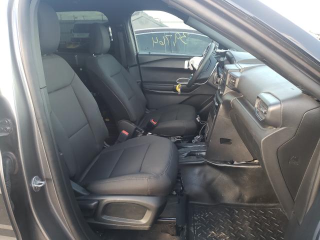 1FM5K8AB4LGC15127 - 2020 FORD EXPLORER POLICE INTERCEPTOR GRAY photo 5