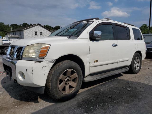 5N1AA08B56N728752 - 2006 NISSAN ARMADA SE WHITE photo 1