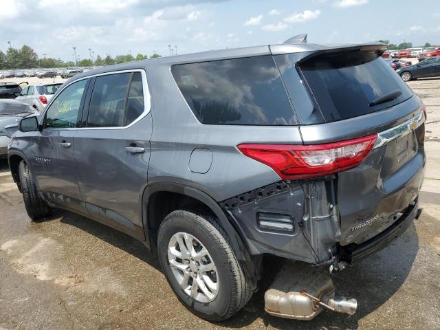 1GNERFKW6MJ194590 - 2021 CHEVROLET TRAVERSE LS GRAY photo 2