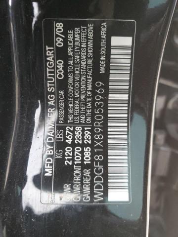 WDDGF81X89R053969 - 2009 MERCEDES-BENZ C 300 4MATIC BLACK photo 13