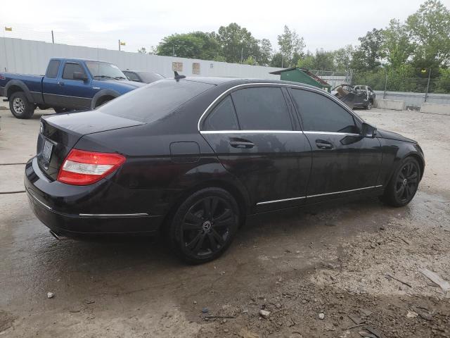 WDDGF81X89R053969 - 2009 MERCEDES-BENZ C 300 4MATIC BLACK photo 3
