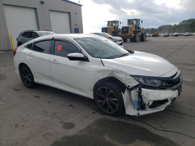 2HGFC2F83KH582119 - 2019 HONDA CIVIC SPORT თეთრი ფოტო 4