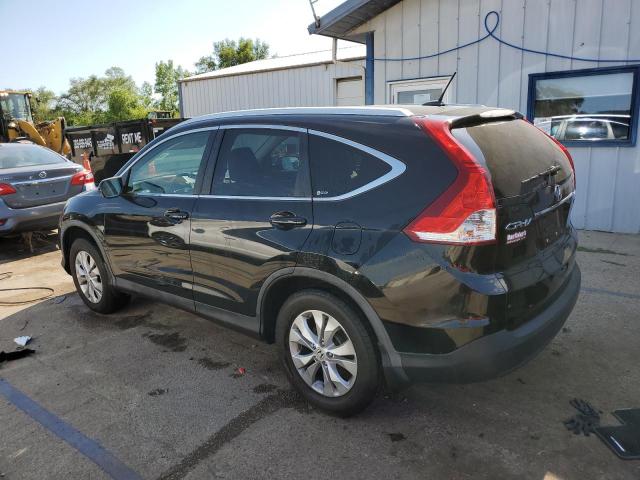 5J6RM4H71CL035678 - 2012 HONDA CR-V EXL BLACK photo 2